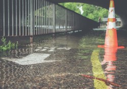 minnepixel:  The bike path has been flooded between Lake Calhoun &amp; Lake of the Isles.