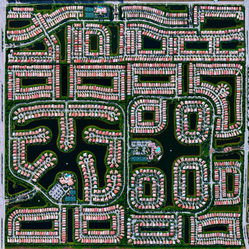 dailyoverview: This Overview shows residential development in Delray Beach, Florida. Because many ci