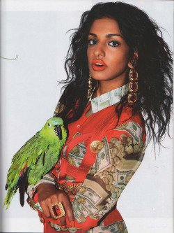 canv4s:  wornjournal:  M.I.A in Bad GirlBy: