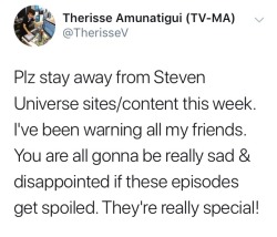 crewniverse-tweets:  Make sure to avoid spoilers