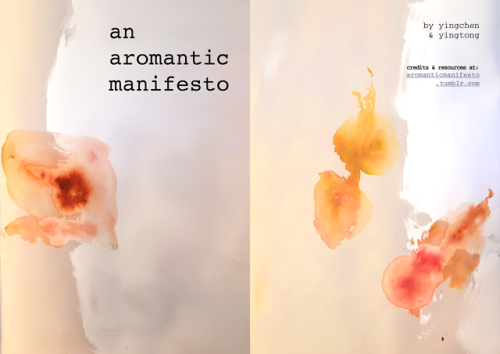 aromanticmanifesto: an aromantic manifesto(full zine at tinyurl.com/aromanticmanifesto) by yingchen 