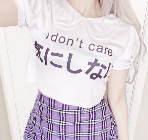 eikkibunny:New shirt & skirt from happymondaystore.com!♡ you can use my code “eikkibunny” for 10% off~