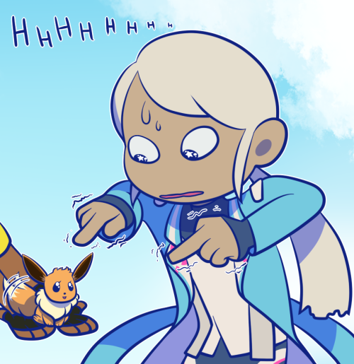 kurokoccheerio: How it feels to show Blanche XL or XS pokemoninspired in part by @itstimeforcomics