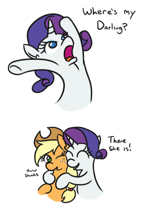 jargwellprescott:Rarity and Applejack, in porn pictures