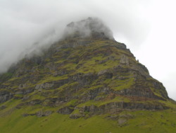 Fialleril:misty Hills On The Southern Coast Of Iceland