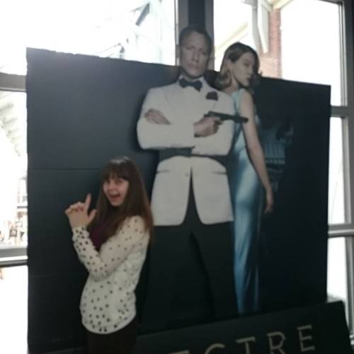 Hanging out my bros Daniel Craig and Lea Seydoux #besties #bff