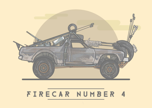 pixalry:  Mad Max: Fury Road Machines - Created by Stuart Shaw