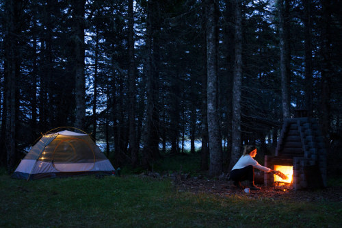 tent camping