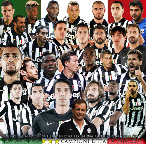 juventusoldlady1897: *CAMPIONI D’ITALIA 2014/2015* SIAMO NOI SIAMO NOI I CAMPIONI DELL’ITALIA SIAMO NOIIIIIIIIIII