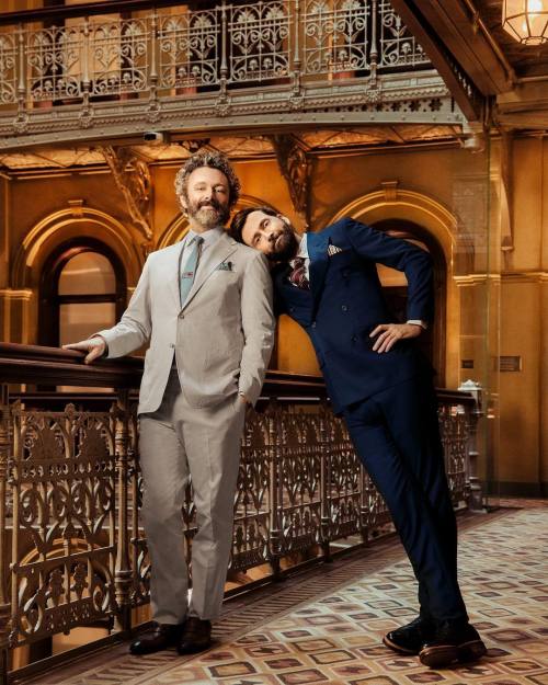 mizgnomer: David Tennant and Michael Sheen - photographed for High Life Magazine(promotion for Good