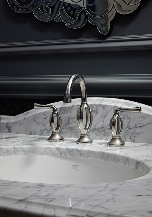asylum-art-2:  arAmerican Standard  splashes out DXV line of  3D Printed metal faucets via: designboom north american plumbing and building product manufacturer american standard, revealed a ‘DXV‘  line of metal 3D printed faucets that revamp the