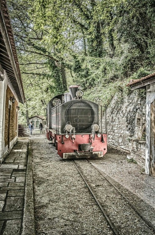 Moutzouris, the legendary train of Mt Pelion which was constructed in 1892-1896 by the father of the