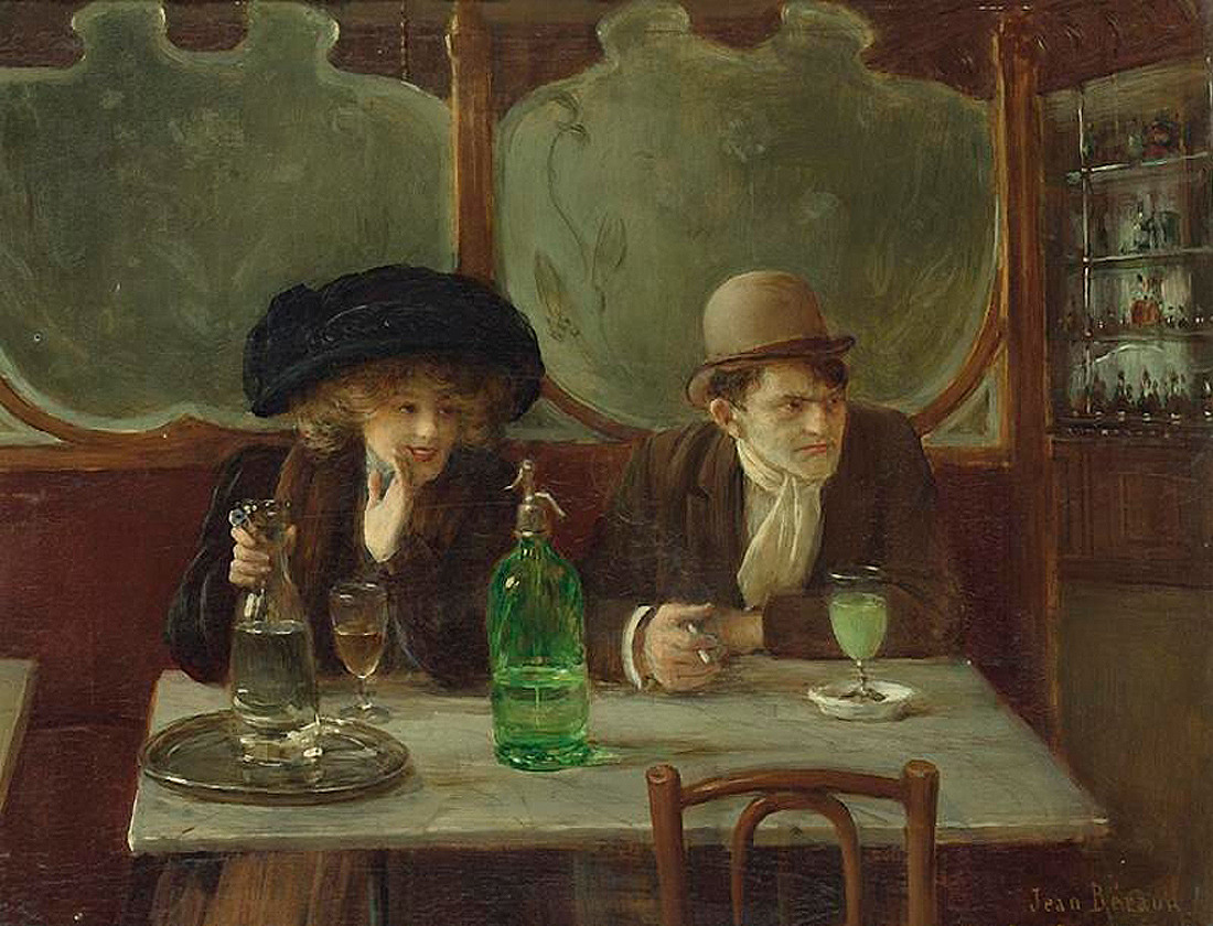inland-delta:  Jean Béraud, Absinthe drinkers,1908 