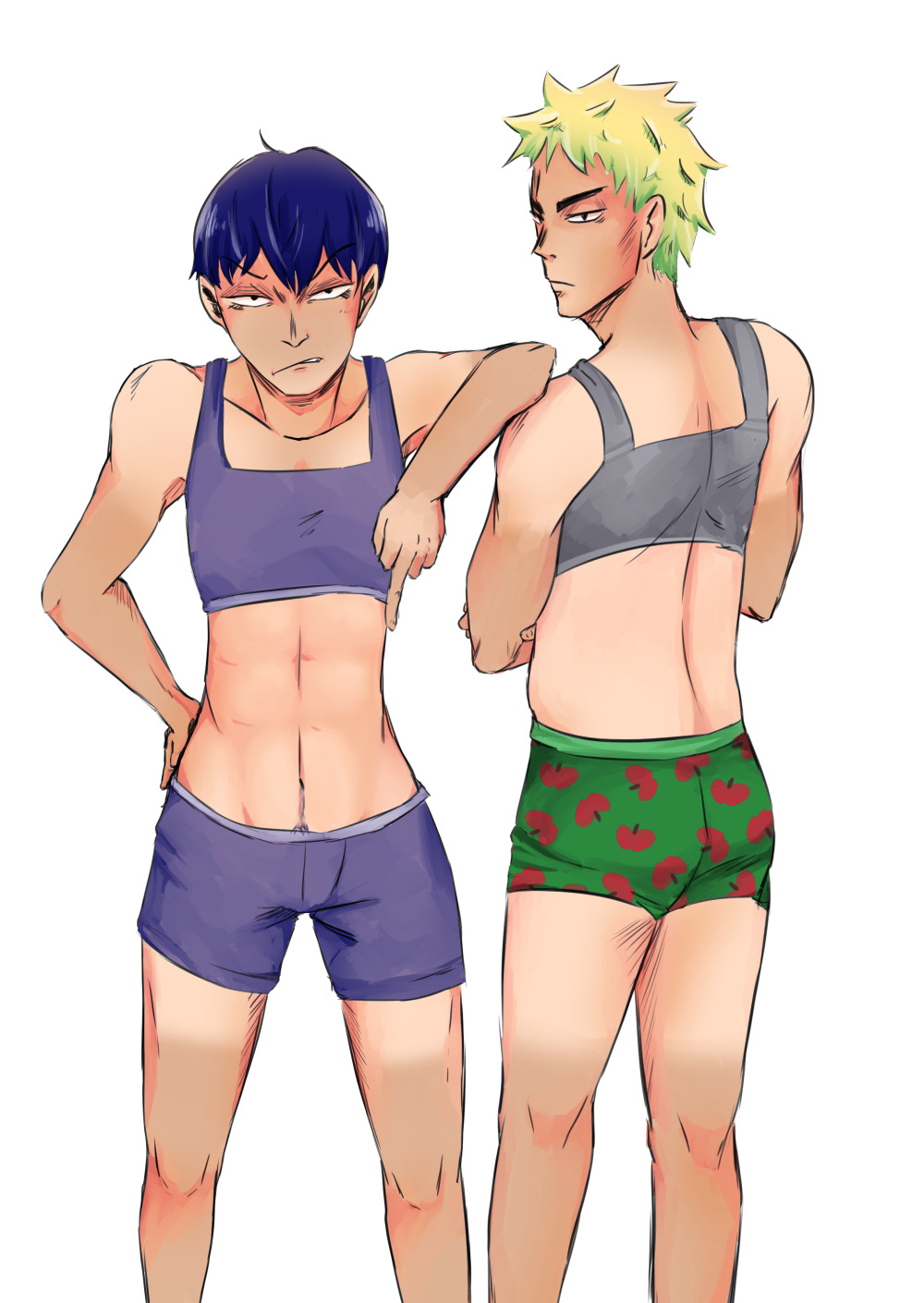 haribotekid:  Every time I saw my apple underwear I thought “I need to draw Fuku-chan