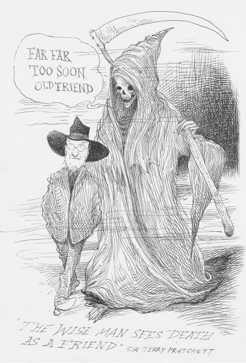 Porn photo neil-gaiman:chrisriddellblog:Terry Pratchett