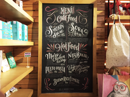 betype: Mars Kitchen Menu Board Design by Ilham Herry