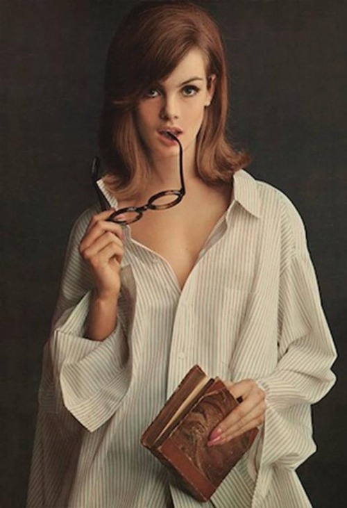 pearlpill: sixties babe jean shrimpton in mademoiselle magazine, 1964