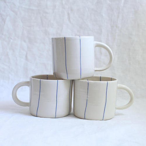 figdays: Striped Mug // btwceramics