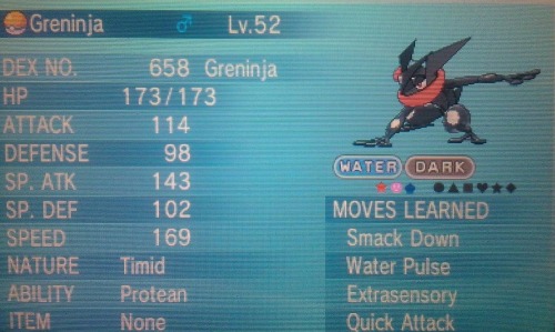 edenroselol:Edenroselol’s Fourth Shiny Pokemon Giveaway!That awesome Shiny 6IV Protean Greninj