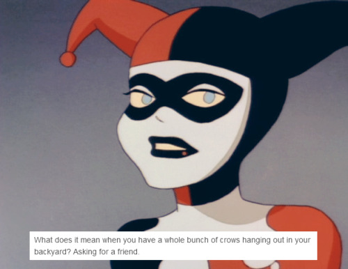 jonathan-cranes-mistress-of-fear:Jonathan Crane and Harley Quinn’s friendship in a nutshell