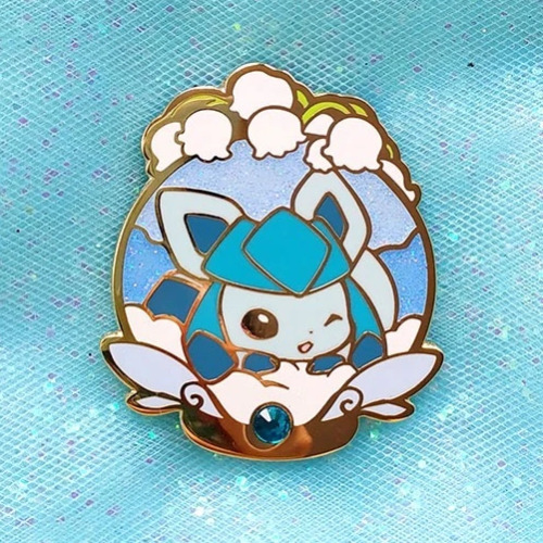 retrogamingblog2:Eeveelution Pins made by WeishiALL BABEY