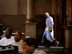 Sexbooksandvacations: My Nigga Ghostface Walked In The Court With The Blue Robe On