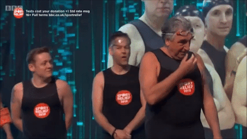 chelsie-carson: Jim Carter & the cast of Swimming with Men on BBC’s Sports Relief*I’m gonna need
