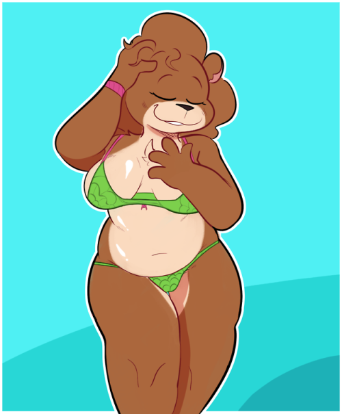 You ever just feel pretty as heck after trying a new bikini?Petunia sure does!