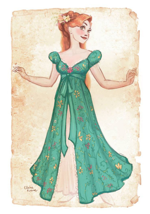 disneyconceptsandstuff: Costume Design from Enchanted by Claire Keane 