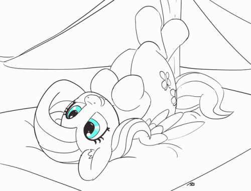 pabbley: Topic was - Fluttershy’s Bed Tent! She awaits your snuggles!  <3!