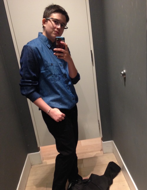 I went to the mall today and my mom let me buy men&rsquo;s clothes for the first time. I know th