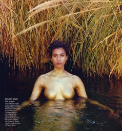 ju-xiao:  Imaan Hammam for Vogue US January