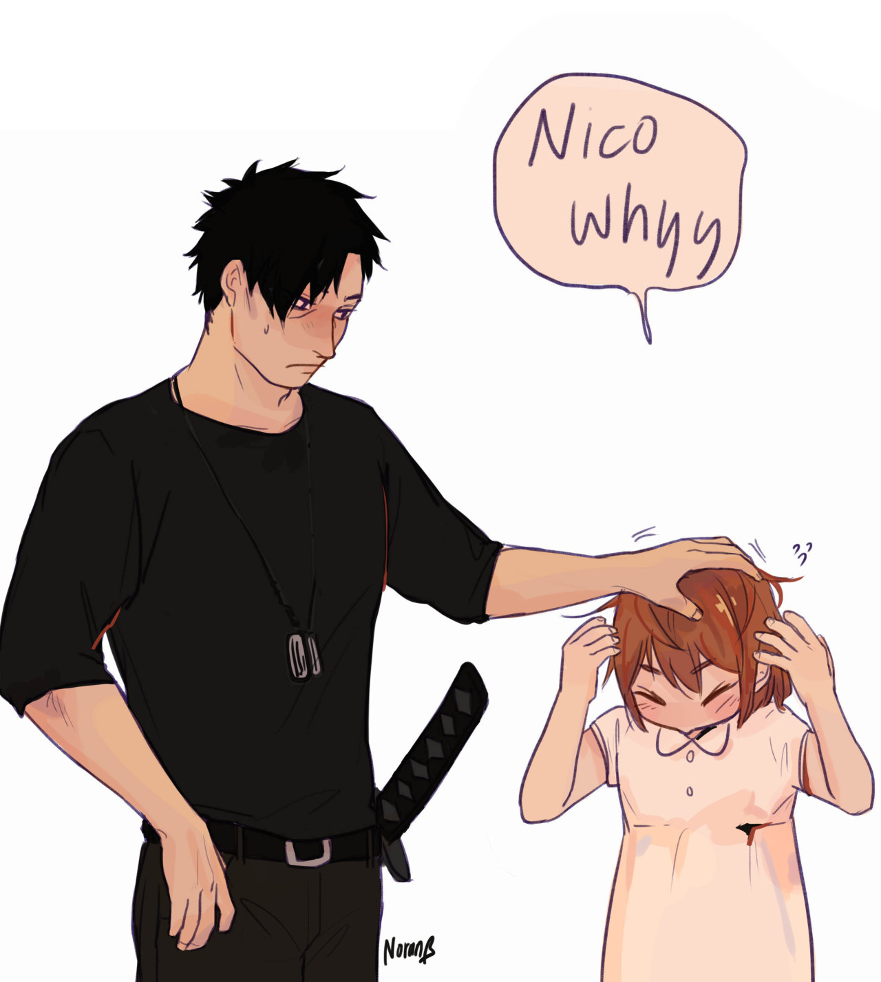 noranb-artstuffs:  She learned sign language for him damn it…  