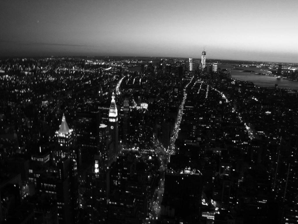 From the Empire State Building looking south