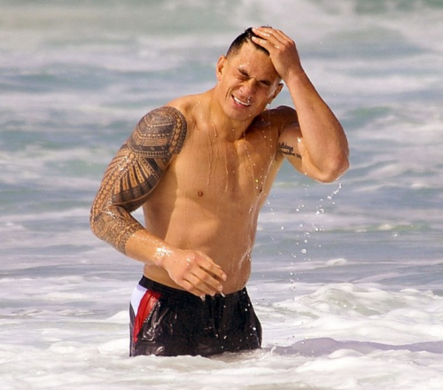 roscoe66:  Sonny Bill Williams of the Sydney Roosters