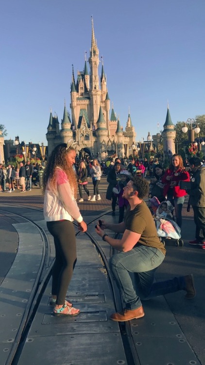 Breaking my aesthetic to show you guys just two engagement pics!! He proposed on NYE at Disney world