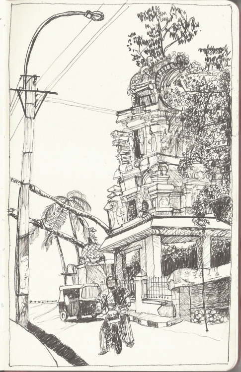 fuckyeahmoleskines:  Street corner. Bangalore, India.  http://chai—love.tumblr.com/