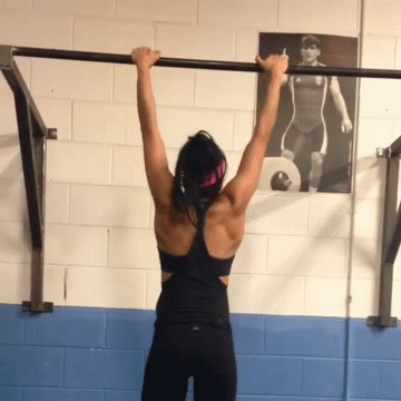 crossfitters:  Janet Badel: A few strict bar muscle ups today after doing ring muscle