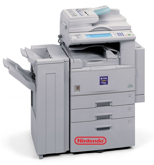 REBLOG THIS IF YOUR FIRST NINTENDO CONSOLE WAS A NINTENDO PHOTOCOPIER