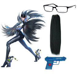 otherwindow:  Steal Her Look: Bayonetta Gucci Eyeglasses - 踰 40 Kilograms of Human Hair - 辠 Giorgio Armani Blue Water Pistols (x4) - 赨