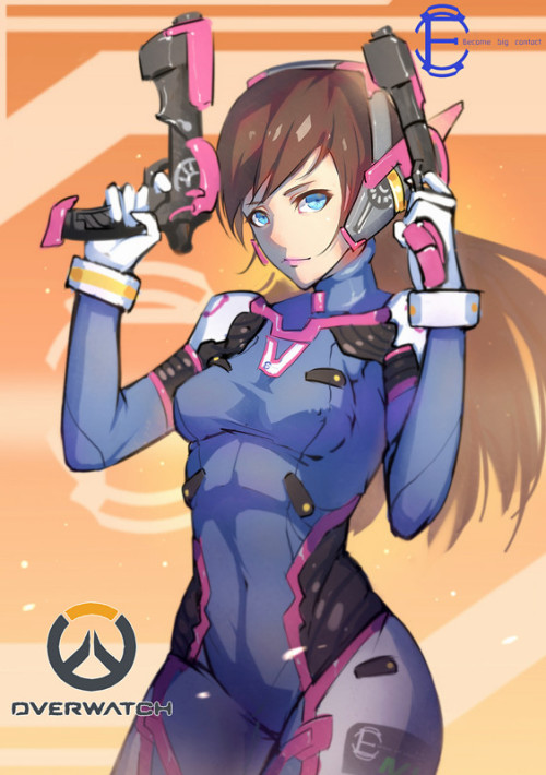 overwatch-arts:  Overwatch D.Va冰与黑之焱