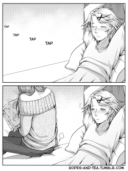 littledarkplayroom: ropes-and-tea:  After all that bullying, Yoosung finally gets his aftercare ;&gt; *Do not delete caption, or repost without permission and source*  omg this melted my little dom heart &lt;3 