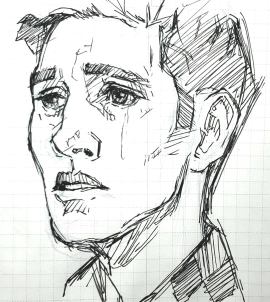 Porn photo Two more Dean sketches since I can’t