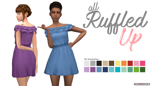 simlaughlove: All Ruffled Up - I love ruffles! So, naturally I was going to do something with the to