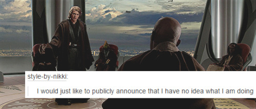 imaginaryanon:  anakin skywalker + tumblr text posts, part 1 