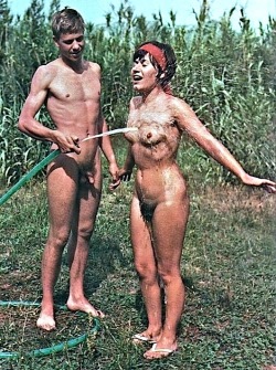 madeinthenude:nudiarist:Missing all my posts? That’s because I’ve moved. So to keep up with all the nudist and naturist news, nudist photos, and fine art nudes, please go and follow me here: http://nudiarist2.tumblr.com/  What better way to cool off
