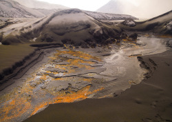 Fyeahvolcanoes:  Ashes After A Volcanic Eruption In Tavurvur Volcano, Rabaul, New