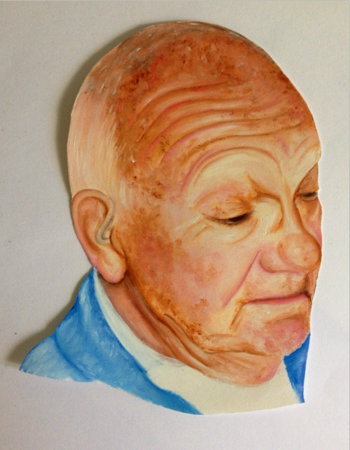 Painting of my grandad, finished