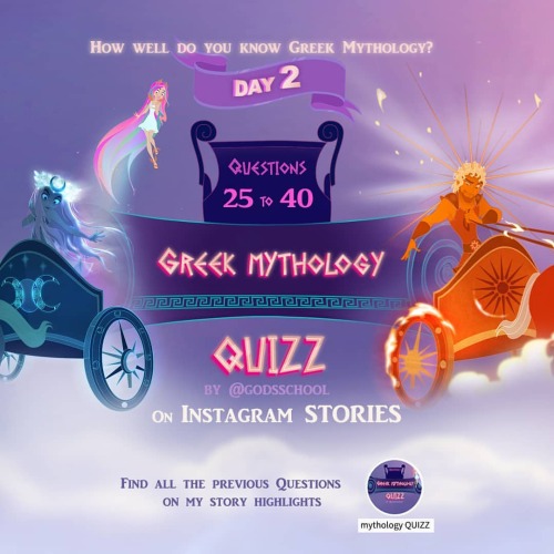 ⚡Greek Mythology QUIZ⚡ PART2 15 new questions on #greekmythology #godsofolympus and #greekheroes - ️