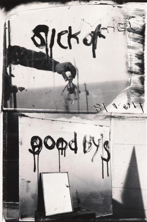 4eternal-life: Robert Frank Sick of Goodby’s, 1978 Gelatin silver print, 48.20 x 32.20 cm http://hk.blouinartinfo.com/galleryguide/past 